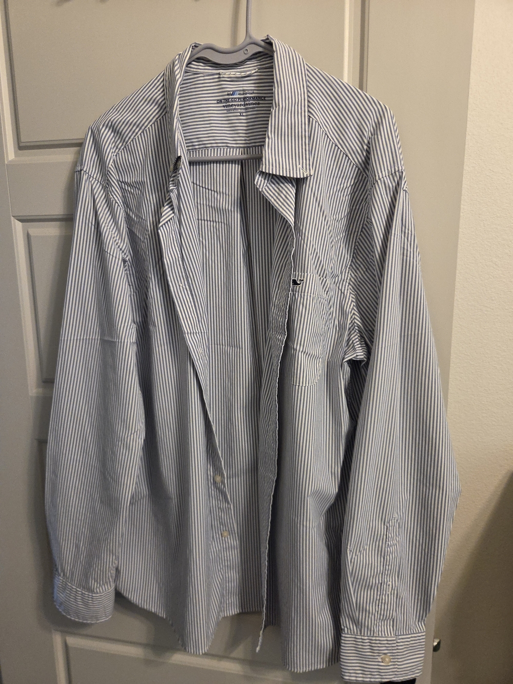 Vineyard Vines Blue and White Pinstripe Men’s Shirt